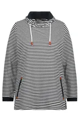 Ulla Popken Damen große Größen Sweatshirt Ringel Classic Stehkragen – Bild 6