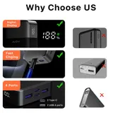45W Power bank 20000mAh  Tragbar Schnellladegerät Batterie Ladegerät Für Handy – Bild 3