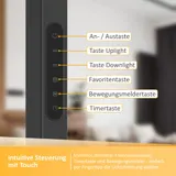 LED Stehlampe Bürolampe 100W Bewegungsmelder 5800lm Tageslichtweiß dimmbar Timer – Bild 4