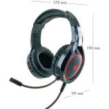 Schwaiger USB Gaming Over-Ear Headset Kopfhörer Mikrofon LED Stereo PC Notebook – Bild 9