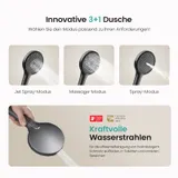 Duschsystem Handbrause Dusche Mit Thermostat Duscharmatur Regendusche Duschset – Bild 6