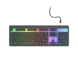 uRage Gaming PC Tastatur Keyboard Exodus 215 Illuminated RGB QWERTZ LED USB-A – Bild 1