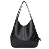Damen Tasche Leder Crossbody Schultertasche Umhängetasche Handtasche Shopper Bag – Bild 8