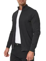 Indicode Herren Strickjacke Lau-Feinstrick Pulli Zip Pullover Männer Baumwolle – Bild 3