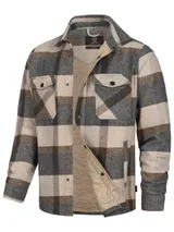 Indicode Herren Übergangsjacke Spin-Langarmhemd Hemd Langarm Gefüttert Männer – Bild 1