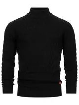 Indicode Herren Strickpullover INAlpha-Fein Grob Strick Pulli Stehkragen Sweater – Bild 2