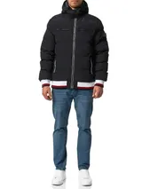 Indicode Herren Winterjacke Marlon-Jacke Steppjacke Kapuze Daunen Optik Männer – Bild 6