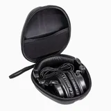 Schwarze EVA Kopfh?rer Reise Aufbewahrungstasche f��r Over Ear Stil 22 x 18,5 x – Bild 3