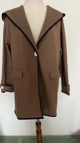 Damen Mantel Winterjacke Wintermantel Übergangs Herbst Warm Casual Trenchcoat – Bild 8