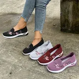 Damen Sneaker Slip On Schlupfschuhe Freizeit Laufschuhe Turnschuhe Sportschuhe – Bild 5