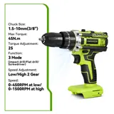 25+3 21V Mit 2 Akku Akkuschrauber 3IN1 Schlagbohrschrauber Bohrmaschine +Koffer – Bild 5