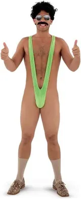 Mankini Herren Badeanzug - Witziges Party Kostüm für JGA, Fasching & Strand – Bild 1