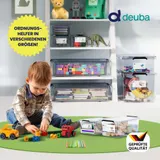 Deuba® Aufbewahrungsbox 8er-Set 20x15x12cm 2L transparent stapelbar BPA-frei – Bild 2