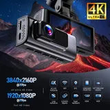 Dashcam Auto 2-Kanal 4K+1080P Autokamera Mit GPS 3.16 Zoll-Bildschirm Dashcam – Bild 2
