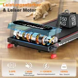 8 % Steigung Laufband, Leise & Klappbar, 1-12 km/h, mit APP Control, LED-Display – Bild 8