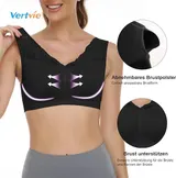 2er-Set Damen-Sport-BH Vertvie ohne Bügel Push-up Yoga-BH Größe M – Bild 3