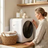 Mini Wäschetrockner 4 kg mit 5 Programme bis zu 60℃ 800W/400W Ablufttrockner – Bild 10