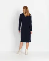 Highmoor Strickkleid mit Rundhals midi Strickkleider Rundhalsausschnitt – Bild 5
