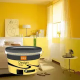 OBI Design Color Wandfarbe matt Honig / Gelb 2,5 l Innenfarbe für 25m² – Bild 2