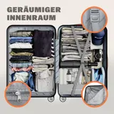 monzana® Hartschalenkoffer-Set Exopack 3-tlg Champagner ABS – Bild 8