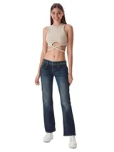 LTB Jeans Damen Stretch Valerie Bootcut Fit Jeanshose Hose Denim Tiefer Bund – Bild 1