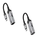 Kompakter für usb-c 3,5mm Adapter mit 60W Schnellladegerät und LED Ladeleuchte – Bild 8