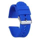Silikon Uhrenarmband 18 20 22 24 mm Ersatz Armbanduhr Smartwatch kompatibel Band – Bild 1