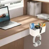 Arbeitsbereich Organizer Schreibtisch Getr?nkehalter mit Kopfh?reraufh?nger u – Bild 8