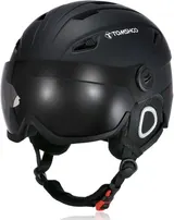 TOMSHOO Skihelm, Snowboard Helm mit Visier & Ohrenschützer, Belüftungsöffnungen, – Bild 1