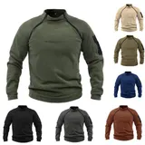 Herren Outdoor Taktisch Jacke Winddichter Pullover Fleecejacke Warm Mantel Top – Bild 11