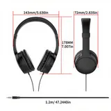 3,5 mm Stereo-Kopfhörer mit breitem Ohrmuschel-Design für komfortables länger – Bild 10
