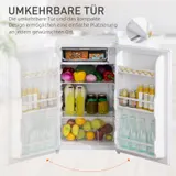 91L Kühlschrank mit Gefrierfach 81L+10L Kleiner Kühlschrank mit Gemüsefach – Bild 8