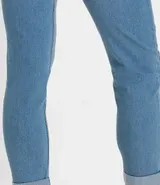 Damen Strech Jeans blue bleeched Stickerei Slim Fit Umschlag 36 bis 54 neu 72315 – Bild 6