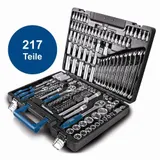 Scheppach Aluminium Werkzeugkoffer TB217 gefüllt | 217 teiliges Werkzeug Set – Bild 5