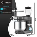 KESSER® Küchenmaschine 3in1 mit Fleischwolf Teigmaschine Knetmaschine Entsafter – Bild 8