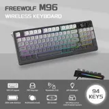 M96 Kabellose Membran Gaming-Tastatur, Knopfsteuerung Bluetooth/2,4 G Kabellose – Bild 10