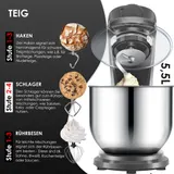 KESSER® Küchenmaschine 3in1 mit Fleischwolf Teigmaschine Knetmaschine Entsafter – Bild 10