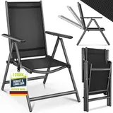 tillvex® Gartenstuhl Hochlehner Klappstuhl Campingstuhl Sessel Klappbar Garten – Bild 10