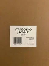 Wanddeko Weltbild Sonne Gold - 29cm - Dekoration, Wohnzimmer, Badezimmer, Küche – Bild 5