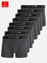 TAZZIO Boxershorts Men Herren 8er Pack Unterwäsche Unterhosen Männer Retroshorts – Bild 1