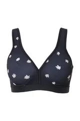 Ulla Popken Damen große Größen Minimizer BH Blüten ohne Bügel 838472 – Bild 8