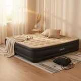 Luftbett Luftmatratze Reisebett selbstaufblasend integrierte Pumpe 2 Personen – Bild 9