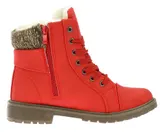 Damen Stiefeletten Boots Stiefel Booty Gefütterte Winterschuhe Schuhe Warmfutter – Bild 2
