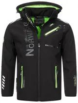 Geographical Norway Herren Übegangs Jacke Softshell Regen Outdoor Frühlingsjacke – Bild 4