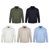 riverso Leinenhemd Herren RIVFabio Regular Fit Freizeithemd Langarm Leinen Hemd – Bild 6