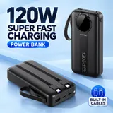 Power bank 1000000mAh 120W Tragbar Schnellladegerät Batterie Ladegerät Für Handy – Bild 2
