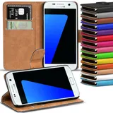 Book Case für Samsung Galaxy Hülle Handy Tasche Klapphülle Schutz Flip Cover – Bild 6