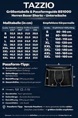 TAZZIO Boxershorts Men Herren 8er Pack Unterwäsche Unterhosen Männer Retroshorts – Bild 8