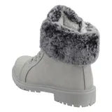 Damen Boots Stiefeletten Stiefel Schnür-Booty Winterstiefel Gefütterte Schuhe – Bild 3