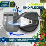 tillvex® Schlauchaufroller Wasser Schlauchtrommel Garten Wasserschlauchaufroller – Bild 2